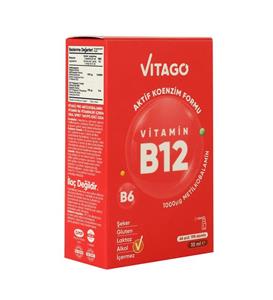 Vitago B12 Metilkobalamin Vitamini İçeren 10 ml Sprey