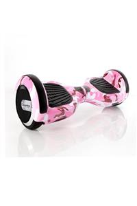 CityMate Elektrikli Kaykay Hoverboard 6.5 Inch Pembe Kamuflaj Grafity Desenli Akıllı -çanta