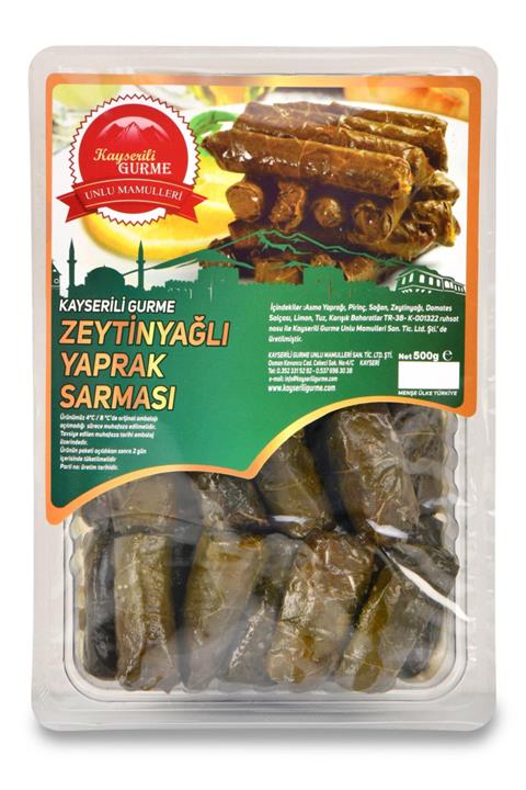 KAYSERİLİ GURME El Yapımı Zeytinyağlı Yaprak Sarması (1 Kg)