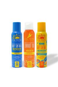 L'ACTONE Body Sun Milk Carrot Oil Kids Set