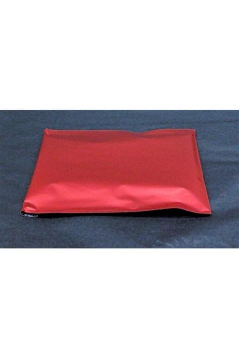 HKN Kırmızı Lüx Bantlı Hediye Poşedi (50' li) 20 x25 cm