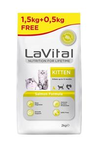 La Vital Somonlu Yavru Kedi Maması 2 Kg