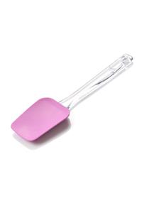 Pazarika Plastik Saplı Silikon Spatula Lila