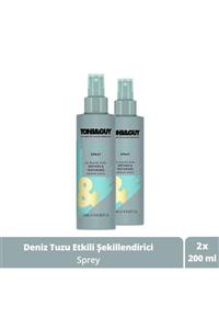 Toni&Guy Deniz Tuzu Etkili Saç Şekillendirici Sprey 200 Ml X2