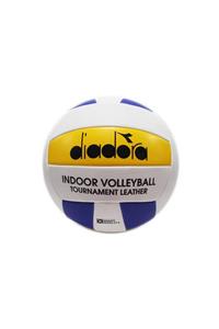 Diadora 4 Numara Voleybol Topu Sarı - Mavi