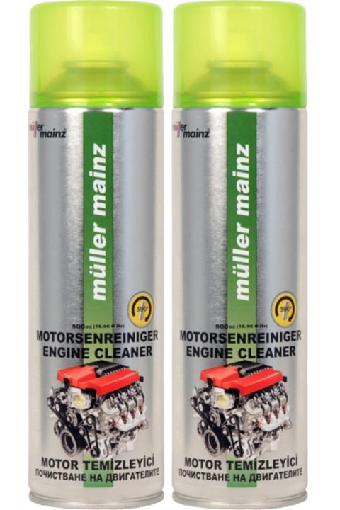Müller Mainz 2 Adet Motor Temizleme Spreyi Susuz 5 Fonsiyonlu 500ml