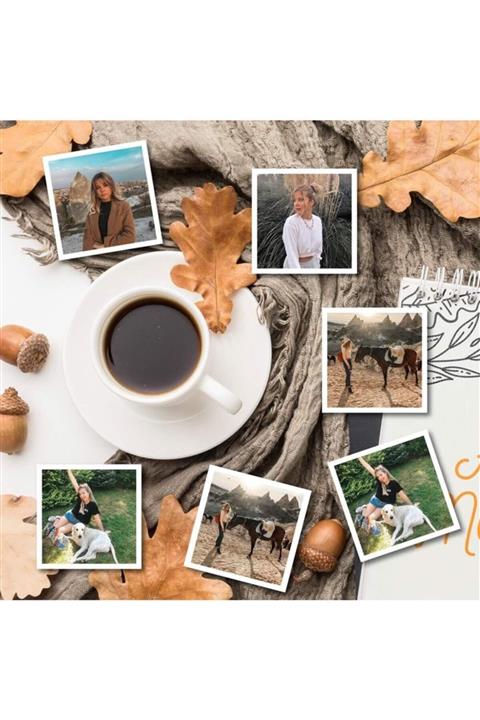 Nostaljin 36 Adet Kare Pola Kart Baskı