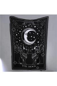 bukashops Siyah The Moon Duvar Halısı 70x90cm