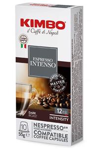 Kimbo Intenso Nespresso Kapsül Kahve 10'luk Kutuda