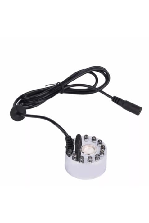 BMK Soğuk Buhar Jeneratörü Sis Yapıcı Nem Nozülü Kuluçka Bitki 12 Led Renkli Işık Sisleyici Ultrasonik