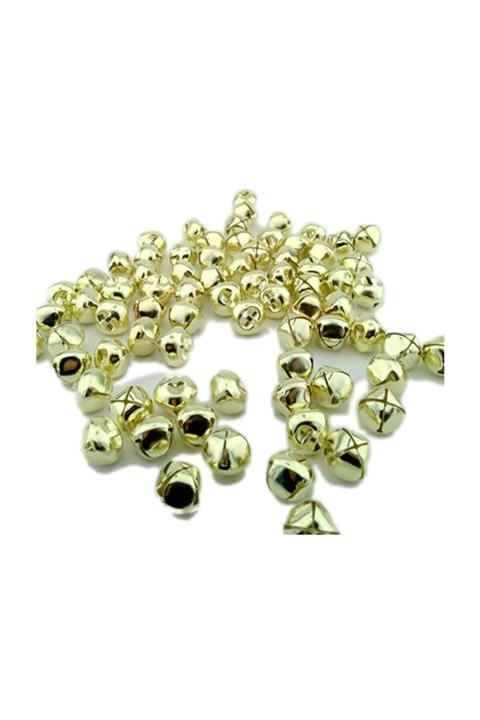 Sermet Süs Dünyası Sarı Metal Çıngırak Zil 50 Adet