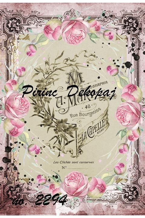 LİNEART Pirinç Dekopaj Kağıdı No:2294