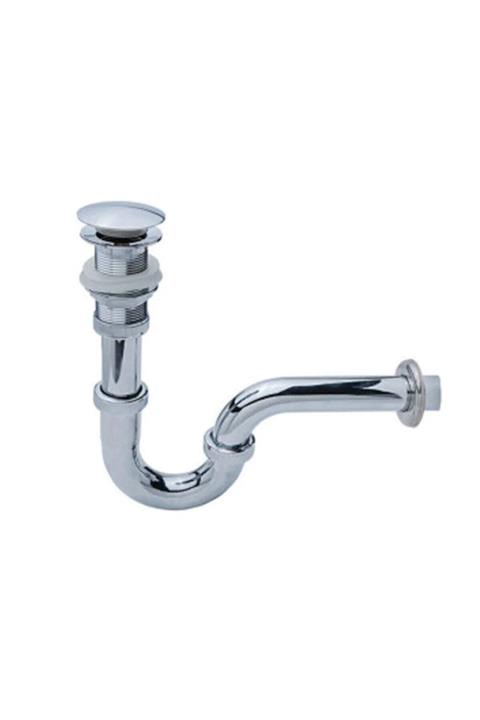 donau Lavabo Gideri Krom Lavabo Sifonu Pop-up Ø32 Mm U Borulu - 320-005