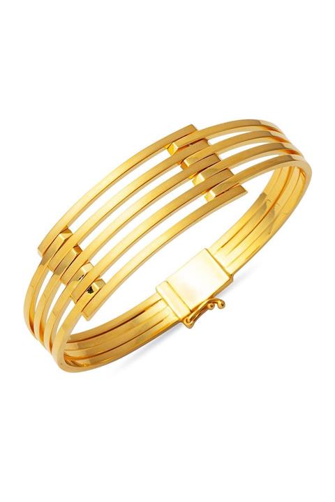 Bilezikci Kaburga 14 Ayar Altın Kelepçe Bilezik