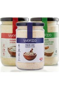 Wefood Badem Unu 250 Gr + Fındık Unu 250 Gr + Organik Hindistan Cevizi 320 Gr Avantaj Paketi