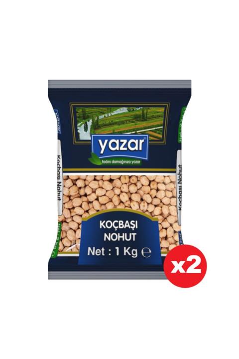 YAZAR Koçbaşı Nohut 1 Kg X 2 Paket