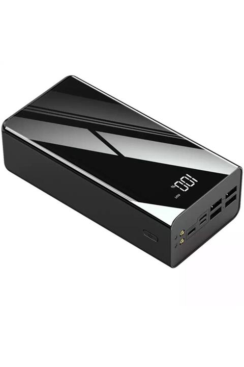 Dynego 50,000 Mah,dijital Göstergeli Led Işıklı Yüksek Kapasiteli Powerbank