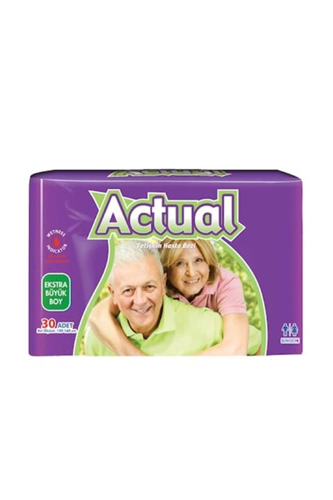 ACTUAL Yetişkin Hasta Bezi Xl 30 Lu Extra Büyük