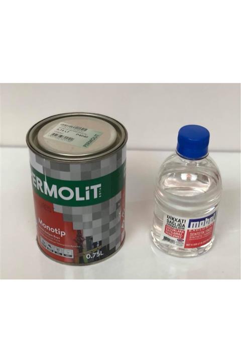 Permolit Monotip Yağlı Boya Mavi 0,75 lt + 320 ml Sentetik Tiner