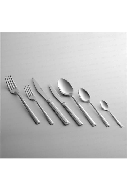 Nehir Milano Sade 84 Parça Kutulu Çatal Kaşık Bıçak Takımı