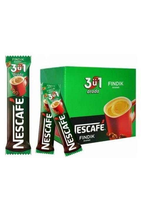 Nescafe 3ü1 Arada Fındık Aromalı 48 Adet 17g