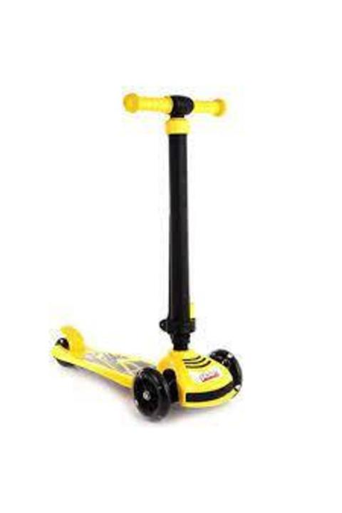 PİLSAN Power 3 Sarı Tekerlekli Işıklı Scooter