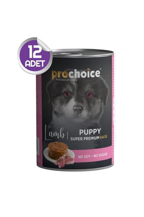 ProChoice Kuzu Etli Pate Yavru Köpek Konservesi 400 Gr X12