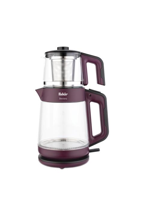 Fakir Bestea 1900 W Cam Çay Makinesi Violet Siyah