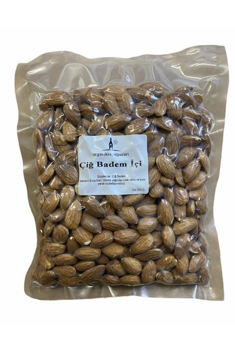 Organik Sepet Pazarı Çiğ Badem Içi 1 Kg