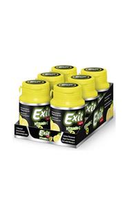 EXIT C Vitaminli Limon Aromalı Şekersiz Draje Sakız 6'lı Eko Paket