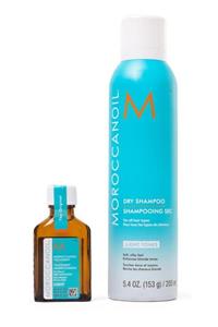 Moroccanoil Light Açık Renk Saçlar İçin Kuru Şampuan 205 ml + Treatment Light Bakım Yağı 25 ml