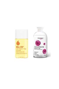 BioOil Çatlak Karşıtı Vegan Cilt Bakım Yağı 60ml + Beauty Collagen H2o Makyaj Temizleme Suyu 500 ml