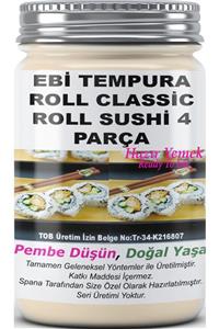 SPANA Ebi Tempura Roll Classic Roll Sushi 4 Parça Ev Yapımı Katkısız 330 gr