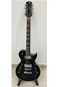 Luna Les Paul Kasa 12 Telli Elektro Gitar-siyah Renk-12 Telli Elektro