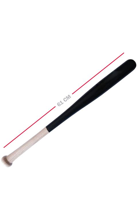 Spor Byfit 61 Cm Naturel Dişbudak Ağacı Kırılmaz Beyzbol Sopası Siyah