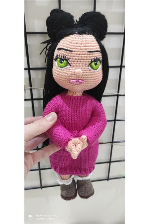 Eren Handmade Amigurimi Kız Bebek Oyuncak