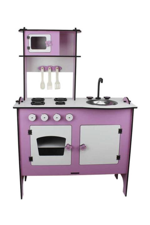 Realindirim Ahşap Oyuncak Mutfak Seti Eğitici Montessori Oyuncak Mutfak Seti
