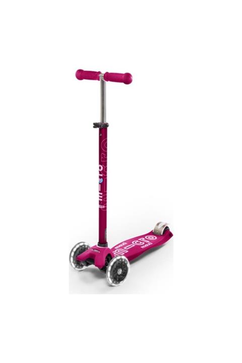 Micro Maxi Deluxe Pink Led Mcr.mmd077 Scooter