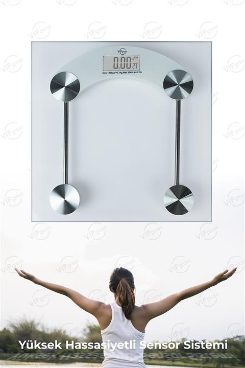 vipgross Dijital Temperli Cam Baskül Lcd Ekran 1052