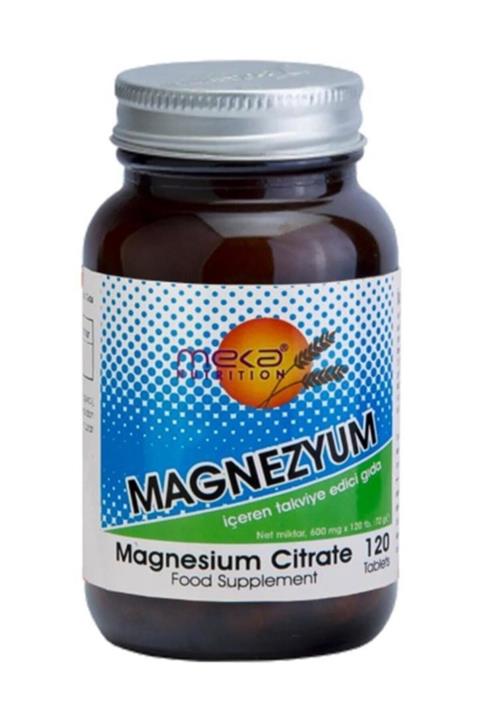 Meka Nutrition Magnezyum Sitrat Magnesium Citrate 120 Tablet