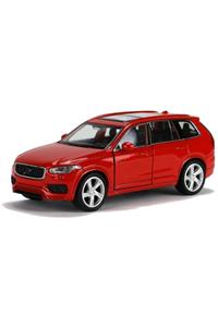 Welly Metal Welly Volvo Xc90 1/36 Ölçek Çek Bırak Metal Model Oyuncak Araba Kırmızı