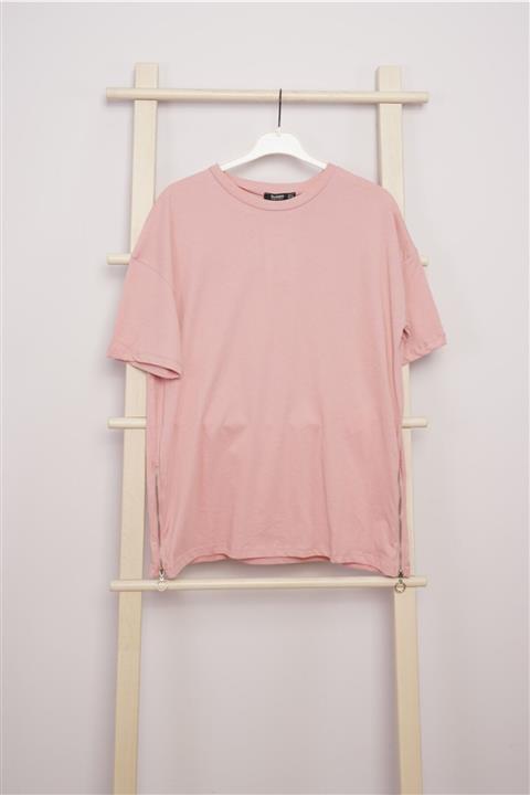 KAMİL KESKİN Yanı Fermuarlı Tişört