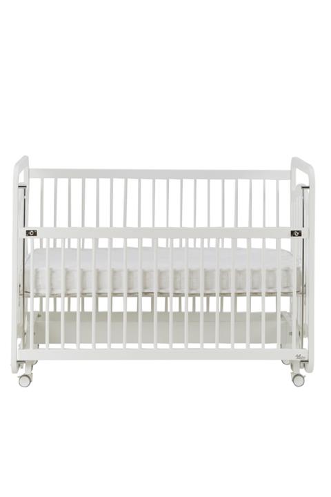 G&G baby Beyaz Anne Yanı Beşik Tekerlekli Kademeli Sallanabilir 60x120 cm  + Yatak