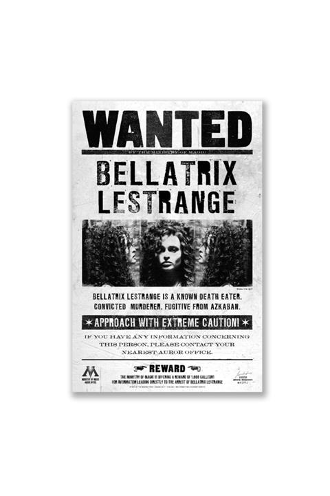 Sihir Dükkanı Wizarding World Wanted Poster Model : Bellatrix Lestrange