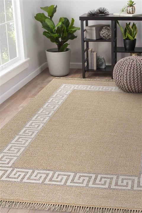 Love Halı Brooklyn Jüt Hasır Dokulu Kaymaz Taban Renkli Yumuşak Dokulu Modern Kilim
