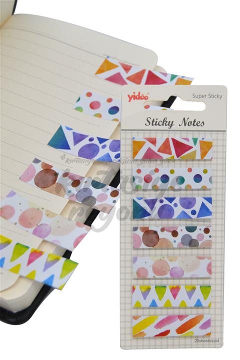 Four Office Sticky Notes Yapışkanlı Ayraç 140 Lı Desenli Sn37