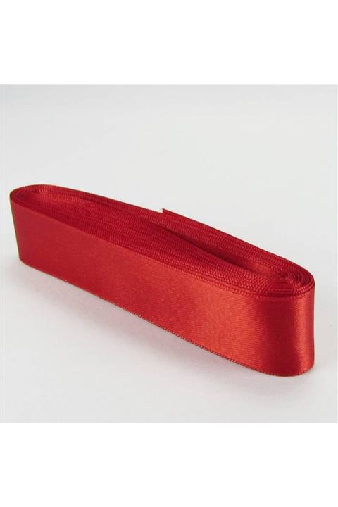 Partivitrini Kırmızı Saten Kurdela 3 Cm. X 10 Metre