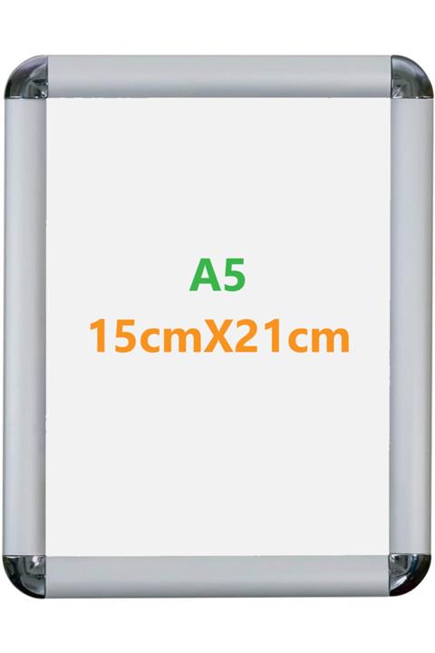 ÖzgürceSeç A5 Alüminyum Açılır Kapanır Rondo Çerçeve 15x21 Cm