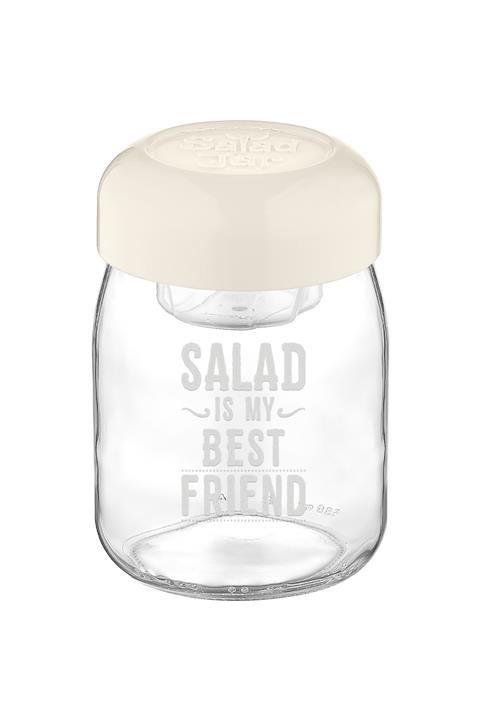 Renga 580 Cc Vega Desenli Cam Salata Kavanozu