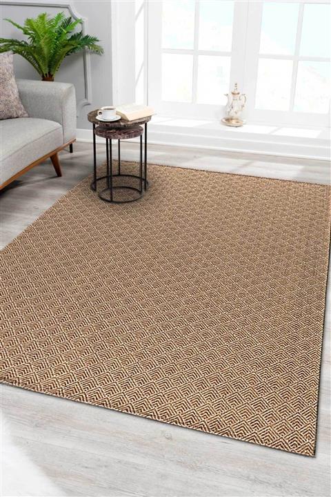 Love Halı Eko Halı Brooklyn Jüt Hasır Dokulu Kaymaz Taban Renkli Yumuşak Dokulu Modern Kilim